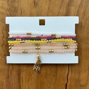 Multicolored Bead Bracelets